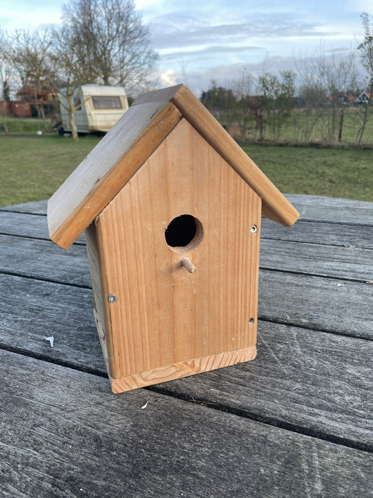 Vogelhuis onbehandeld grenen