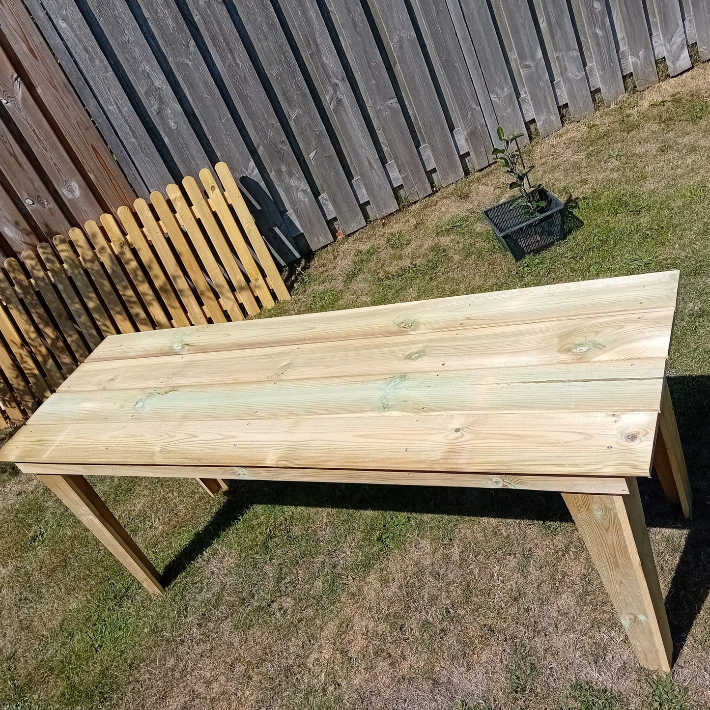 Houttan premium tuintafel-180x65x75