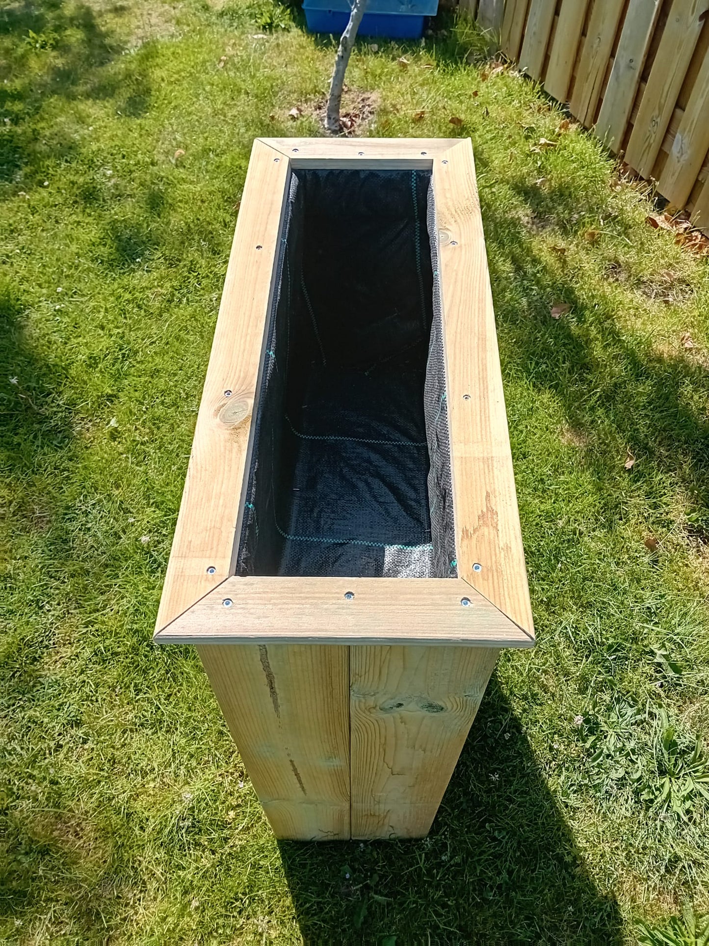 Houttan Plantenbak – Stijlvol & Duurzaam (75×30×80 cm)