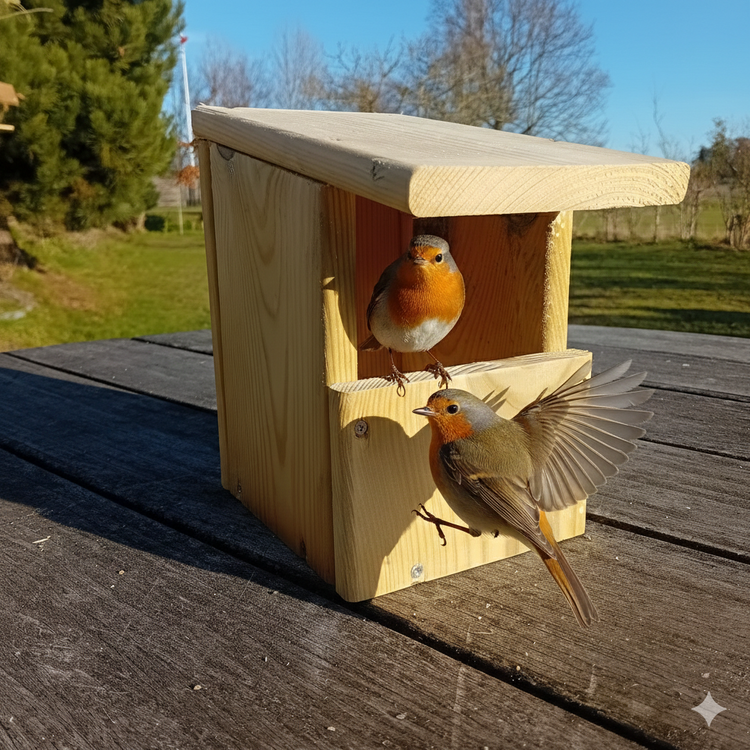 Vogel- en voederhuisjes