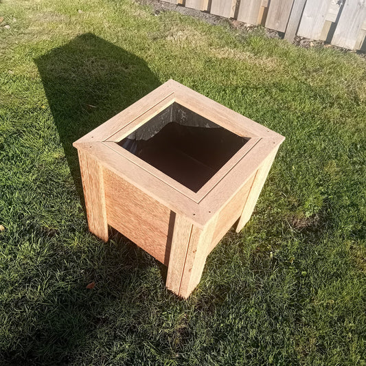 Hardhouten plantenbak 40x40x40 cm