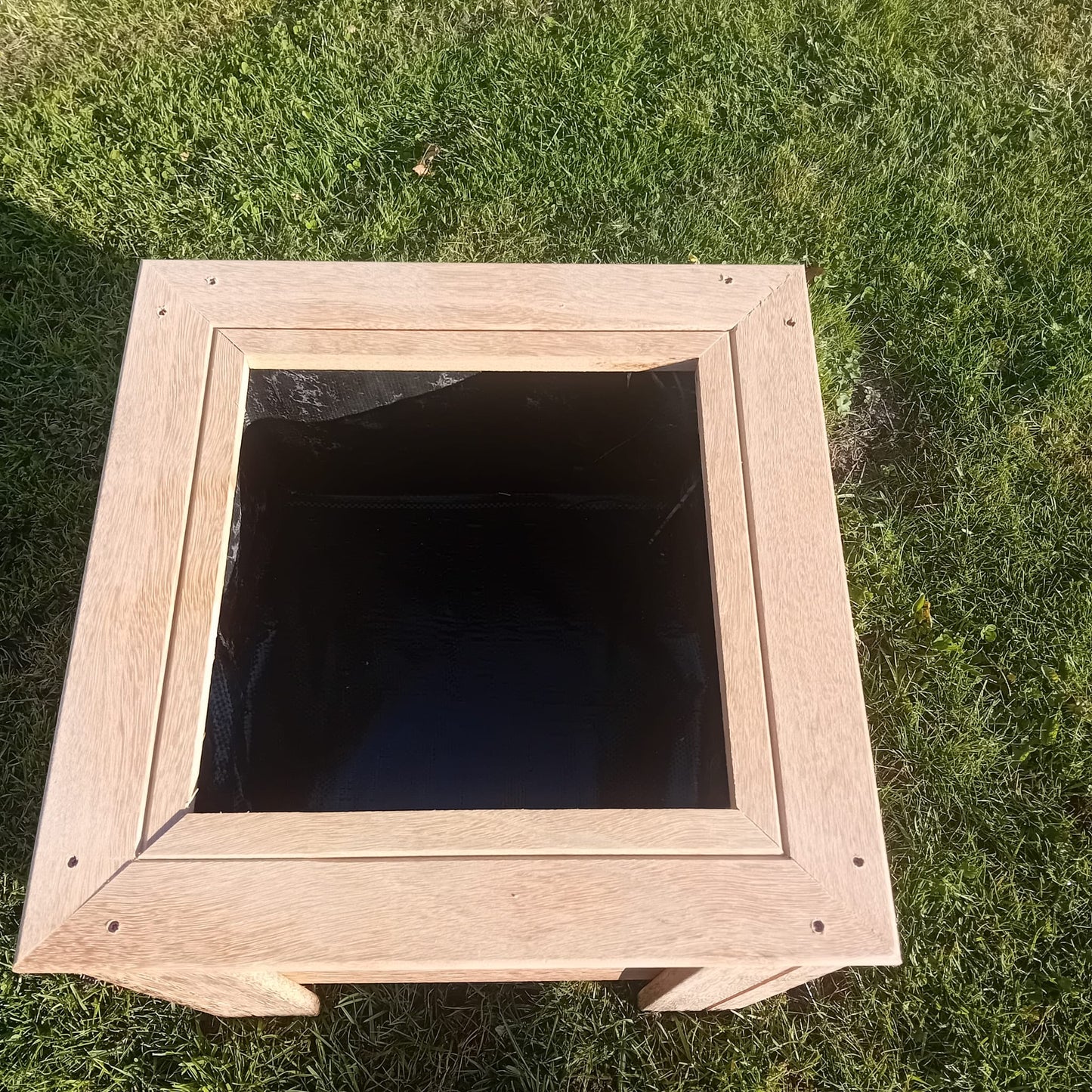 Hardhouten plantenbak 40x40x40 cm