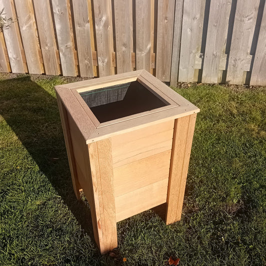 Hardhouten plantenbak 40x40x60 cm
