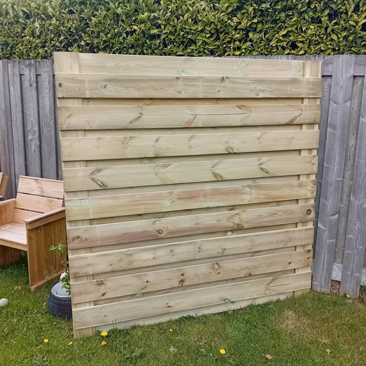 Schutting geïmpregneerd grenen horizontaal 180x180