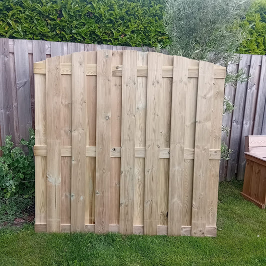 Schutting geïmpregneerd grenen 18 planks met toog