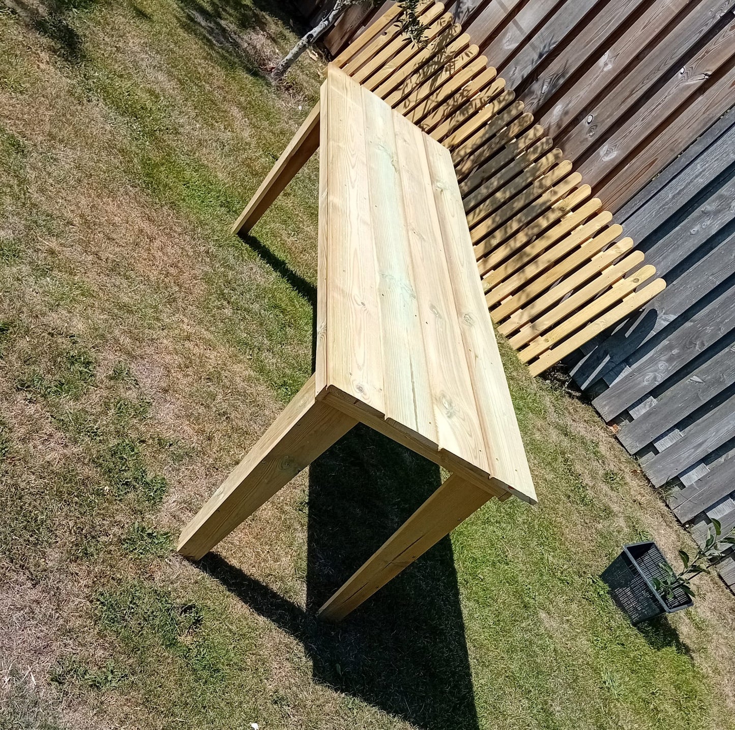 Houttan premium tuintafel-180x65x75