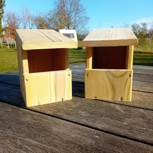 Houttan Roodborsthuisje–veilige nestplek voor het hele jaar