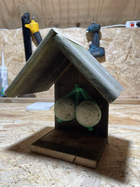 Voederhuisje gerecycled grenen
