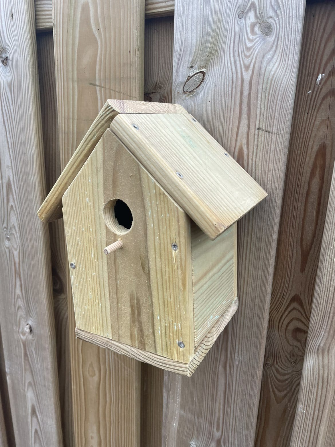 Vogelhuis geïmpregneerd grenen